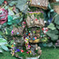 Fairy House For Little Girl Fully Decorated and Has Lights. Handmade Fairy House, Dollhouse