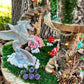 Handmade Fairy House Decorated Completely Inside and Out with Lights