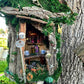 Handmade Fairy House Decorated Completely Inside and Out with Lights