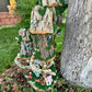 Handmade Fairy House Decorated Completely Inside and Out with Lights