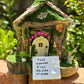Handmade Fairy House Stump Just Amazing Fully Decorated And Has Lights Diy Fairy House