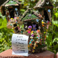 Handmade Fairy House Fully Decorated And Has Lights Bring Fairies To Live Here Fairy Cottage House