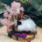 Fairy Bedroom Set With Adorable Accents And Fluffy Bed Fluffy Bedding Fluffy Bed For Cats