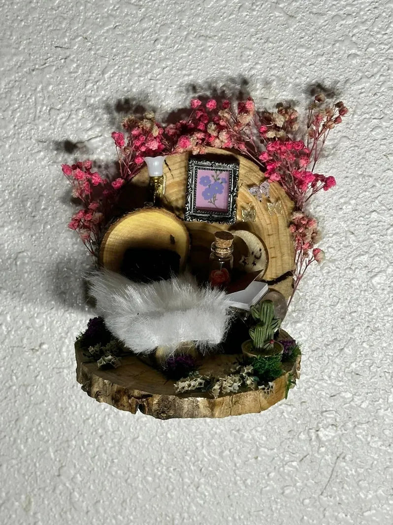 Fairy Bedroom Desktop Setting Or Hang On The Wall Fairy House Kits Fai ...