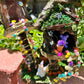 Handmade Fairy House Fully Decorated And Has Lights Bring Fairies To Live Here Fairy Cottage House