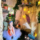 Fairy House Tree Stump Fully Decorated And Has Lights So Mystical Fairy Houses From Tree Stumps