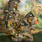Fairy House Handmade With Fairy Magic Fully Decorated and Has Lights