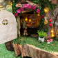 Fairy House Tree Stump Hand Hollowed Fairy Garden Houses