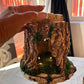 Wood Fairy House With Lights