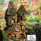 Huge Mystical Handmade Fairy House With Lights Fairy Garden Fairy Garden